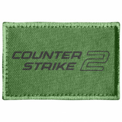 Шеврон прямокутний Counter Strike 2 Logo - FATLINE Шеврон прямокутний Counter Strike 2 Logo