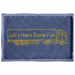 Шеврон прямокутний Давай повеселимося - FATLINE Шеврон прямокутний Давай повеселимося