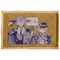 Шеврон прямокутний Dazai and Chuuya meme - FATLINE Шеврон прямокутний Dazai and Chuuya meme