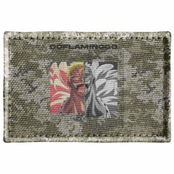 Шеврон прямокутний Дофламинго - FATLINE Шеврон прямокутний Дофламинго