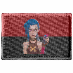 Шеврон прямоугольный Джинкс: БУМ! - FATLINE Шеврон прямоугольный Джинкс: БУМ!