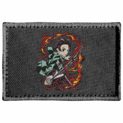 Шеврон прямоугольный Fiery Tanjiro