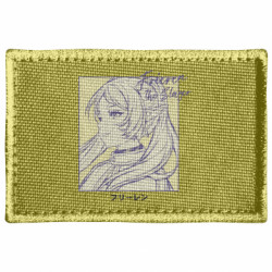 Шеврон прямокутний Frieren Anime Art - FATLINE Шеврон прямокутний Frieren Anime Art