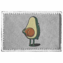 Шеврон прямоугольный Funny avocado - FATLINE Шеврон прямоугольный Funny avocado