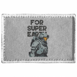 Шеврон прямоугольный Helldivers 2 Постер - FATLINE Шеврон прямоугольный Helldivers 2 Постер