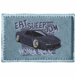 Шеврон прямокутний Honda NSX Eat, sleep, JDM - FATLINE Шеврон прямокутний Honda NSX Eat, sleep, JDM