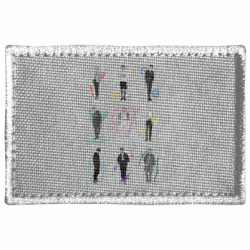 Шеврон прямоугольный I love Stray Kids - FATLINE Шеврон прямоугольный I love Stray Kids