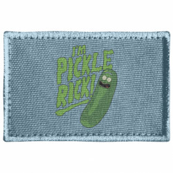 Шеврон прямоугольный I'm Pickle Rick! - FATLINE Шеврон прямоугольный I'm Pickle Rick!