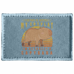 Шеврон прямоугольный Капибара косплей - FATLINE Шеврон прямоугольный Капибара косплей