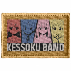 Шеврон прямокутний Kessoku band girls - FATLINE Шеврон прямокутний Kessoku band girls