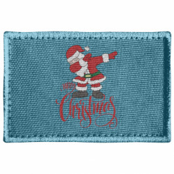 Шеврон прямоугольный Merry Christmas Santa Dabbing - FATLINE Шеврон прямоугольный Merry Christmas Santa Dabbing