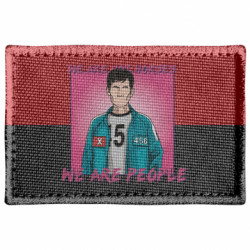 Шеврон прямокутний Ми не коні, ми люди - FATLINE Шеврон прямокутний Ми не коні, ми люди