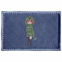 Шеврон прямоугольный Minecraft anime - FATLINE Шеврон прямоугольный Minecraft anime