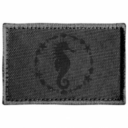 Шеврон прямокутний Морський коник та мушлі - FATLINE Шеврон прямокутний Морський коник та мушлі