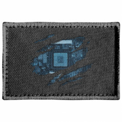 Шеврон прямоугольный Motherboard through the T-Shirt - FATLINE Шеврон прямоугольный Motherboard through the T-Shirt