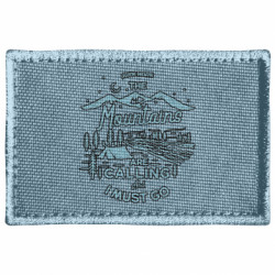 Шеврон прямоугольный Mountains Are Calling - FATLINE Шеврон прямоугольный Mountains Are Calling