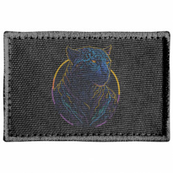 Шеврон прямоугольный Неоновый ягуар - FATLINE Шеврон прямоугольный Неоновый ягуар