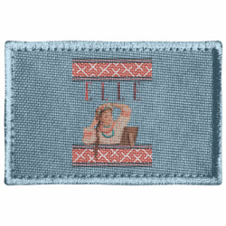 Шеврон прямоугольный Обложка Elle - FATLINE Шеврон прямоугольный Обложка Elle