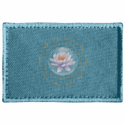 Шеврон прямоугольный Om Mani Padme Hum - FATLINE Шеврон прямоугольный Om Mani Padme Hum