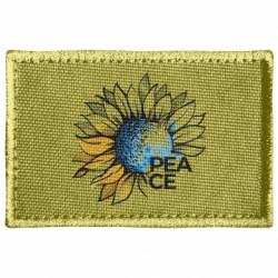 Шеврон прямоугольный Peace (мир) - FATLINE Шеврон прямоугольный Peace (мир)