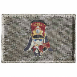 Шеврон прямоугольный Пиксельный Пом-Пом - FATLINE Шеврон прямоугольный Пиксельный Пом-Пом