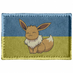 Шеврон прямоугольный Pokemon Eevee