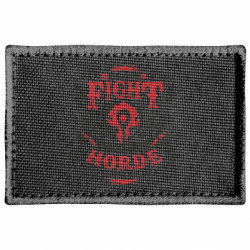 Шеврон прямокутний Proud to fight for the Horde - FATLINE Шеврон прямокутний Proud to fight for the Horde