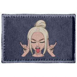 Шеврон прямокутний Punk Girl - FATLINE Шеврон прямокутний Punk Girl