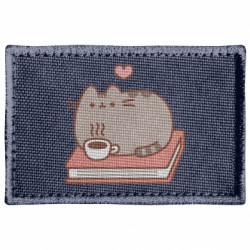 Шеврон прямоугольный Pusheen Lovely Morning - FATLINE Шеврон прямоугольный Pusheen Lovely Morning