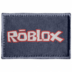 Шеврон прямоугольный Roblox logo - FATLINE Шеврон прямоугольный Roblox logo