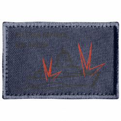 Шеврон прямоугольный Русский корабль - FATLINE Шеврон прямоугольный Русский корабль