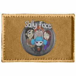 Шеврон прямоугольный Sally face soundtrack - FATLINE Шеврон прямоугольный Sally face soundtrack