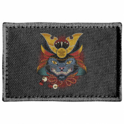 Шеврон прямокутний Samurai cat - FATLINE Шеврон прямокутний Samurai cat