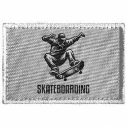 Шеврон прямоугольный Скейтбордист в прыжке - FATLINE Шеврон прямоугольный Скейтбордист в прыжке