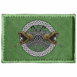 Шеврон прямоугольный Snake and Celtic Pattern - FATLINE Шеврон прямоугольный Snake and Celtic Pattern