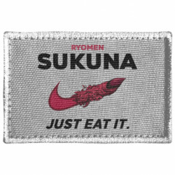 Шеврон прямокутний Sukuna Just Eat It - FATLINE Шеврон прямокутний Sukuna Just Eat It