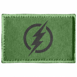 Шеврон прямоугольный Superhero logo - FATLINE Шеврон прямоугольный Superhero logo