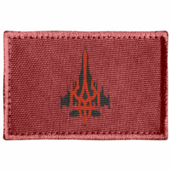 Шеврон прямоугольный The ghost of kyiv airplane with coat of arms - FATLINE Шеврон прямоугольный The ghost of kyiv airplane with coat of arms