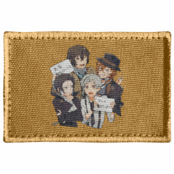 Шеврон прямокутний The great of stray dogs - FATLINE Шеврон прямокутний The great of stray dogs