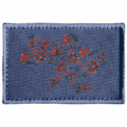 Шеврон прямокутний Візерунок картки України - FATLINE Шеврон прямокутний Візерунок картки України