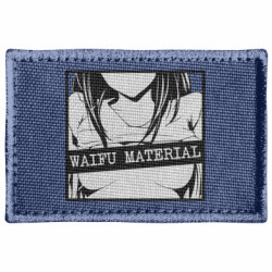 Шеврон прямоугольный Waifu Material - FATLINE Шеврон прямоугольный Waifu Material