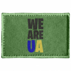 Шеврон прямокутний we are UA - FATLINE Шеврон прямокутний we are UA