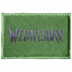 Шеврон прямоугольный Wednesday надпись - FATLINE Шеврон прямоугольный Wednesday надпись