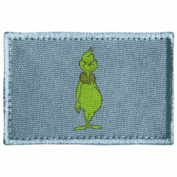 Шеврон прямокутний Загадковий Грінч - FATLINE Шеврон прямокутний Загадковий Грінч