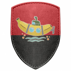 Шеврон щит Банан-субмврина