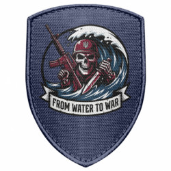 Шеврон щит FROM WATER TO WAR — МОРПЕХ ИЗ ВОДЫ В БОЙ
