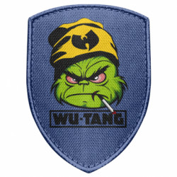 Шеврон щит Grinch Wu-tang clan