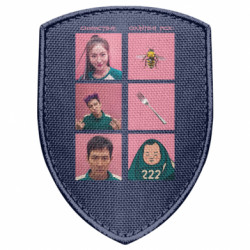 Шеврон щит Контрпік Гра у кальмара - FATLINE Шеврон щит Контрпік Гра у кальмара