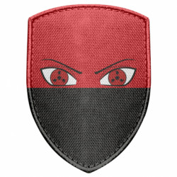 Шеврон щит Шарінган очі - FATLINE Шеврон щит Шарінган очі