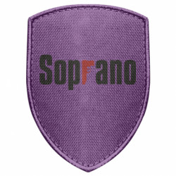 Шеврон щит Soprano